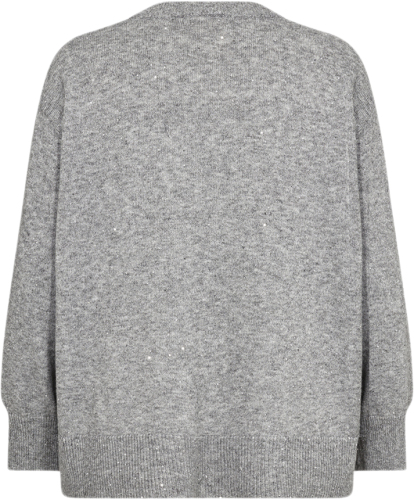 Curvy Waklio 2 Pullover Lys grå