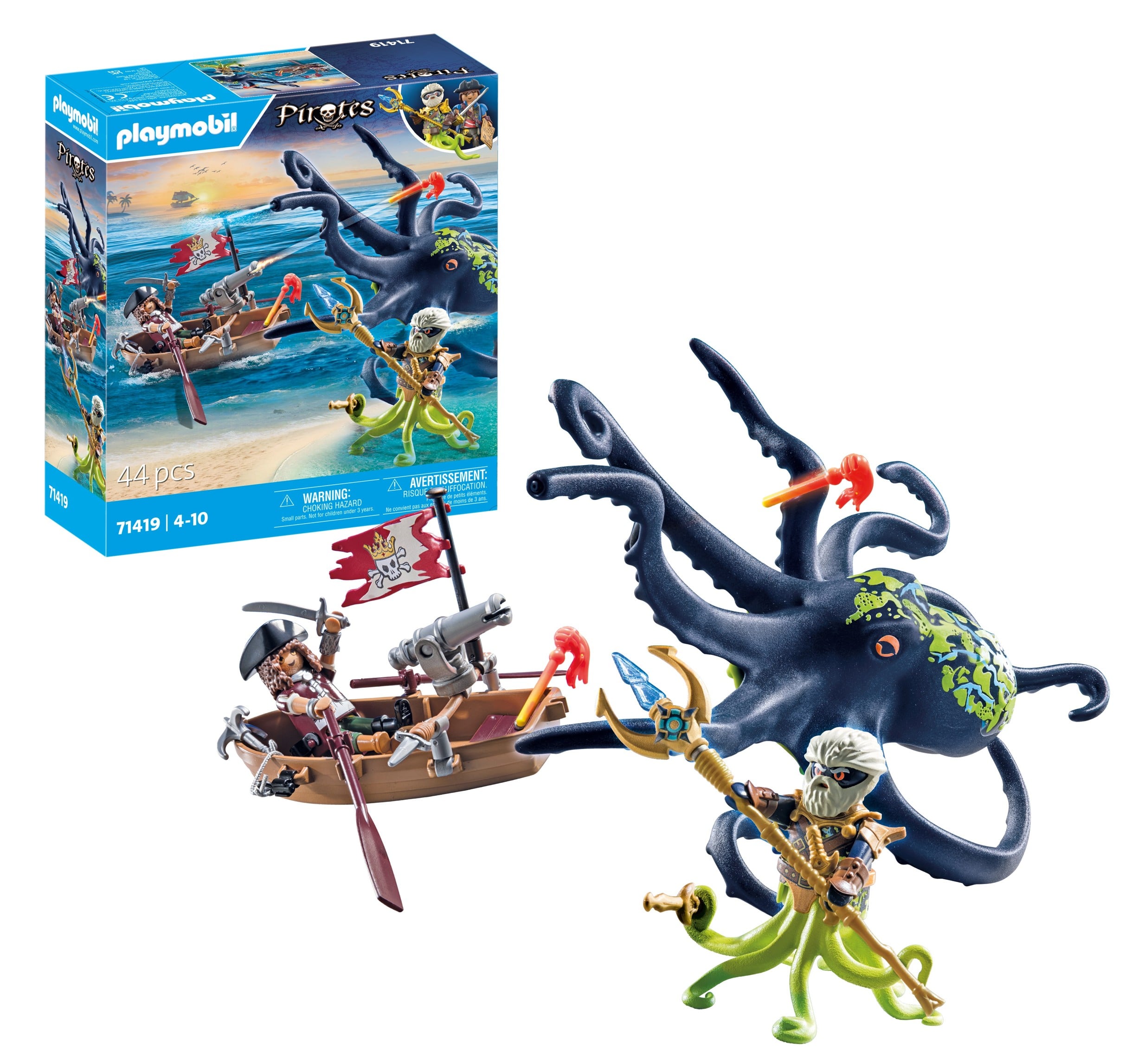 Playmobil Kamp med Kæmpe Blæksprutte