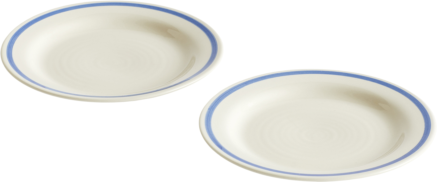 Sobremesa Plate18,5 Set of 2-blue