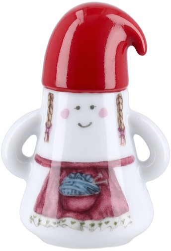 Hammershøi Christmas Nissemor Ø6 cm Hvid m. Deko