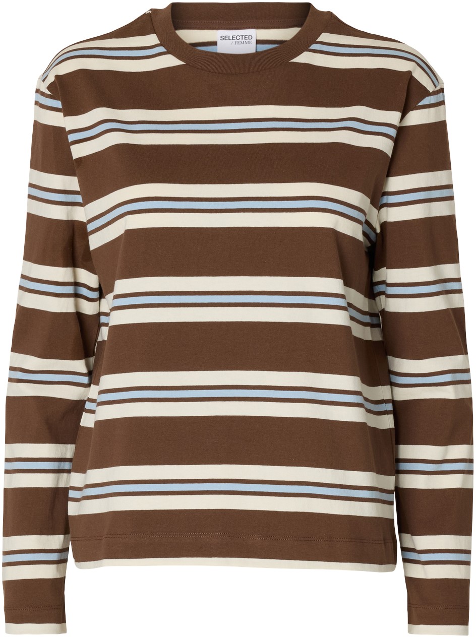 Slfboxyluma LS O-neck TEE