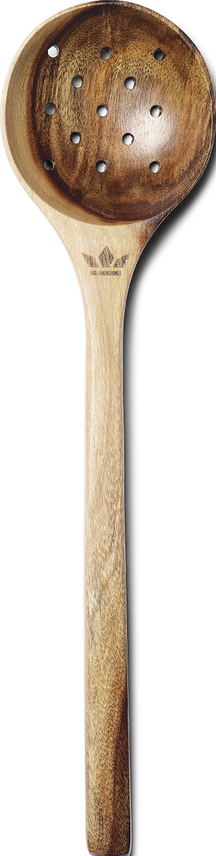 Billede af Wooden Utensil Skimmer Spoon