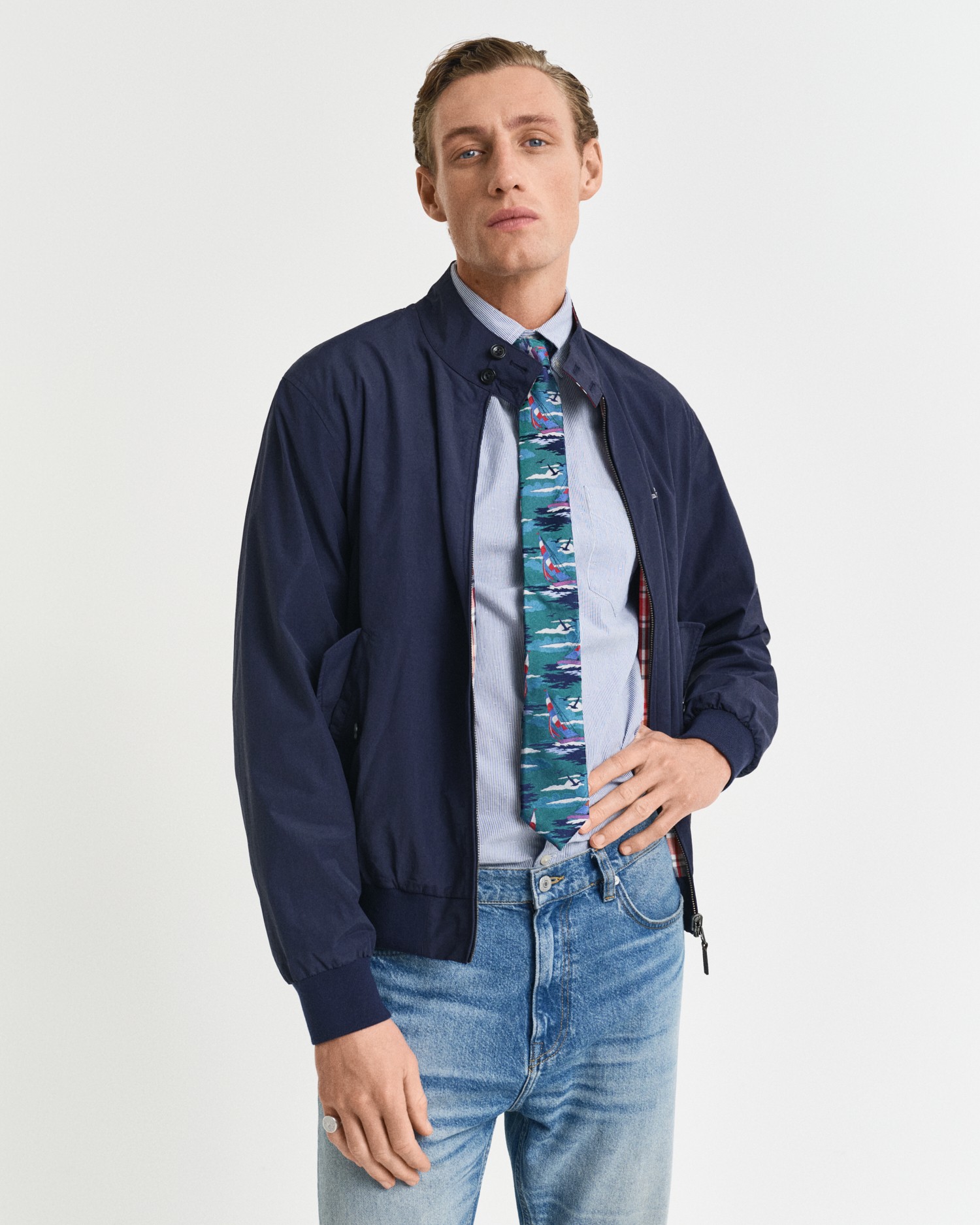 Reversible Harrington Jacket
