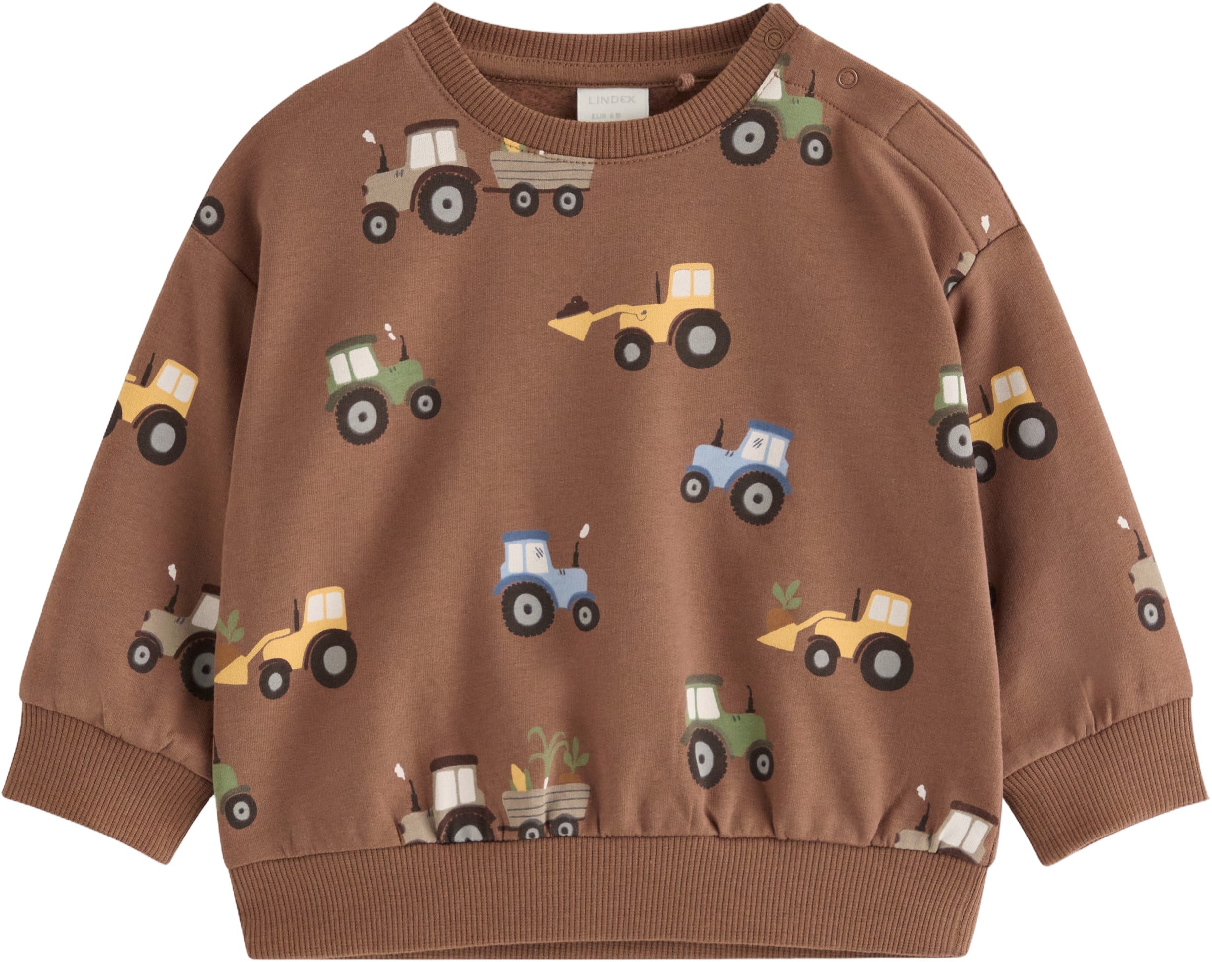 Sweatshirt med Borstad Insida