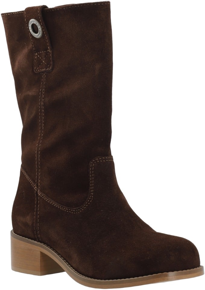Casvilma Pull On Mid Cut Boot Suede