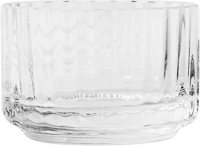 Lyngby Tealight Holder Glas Klar