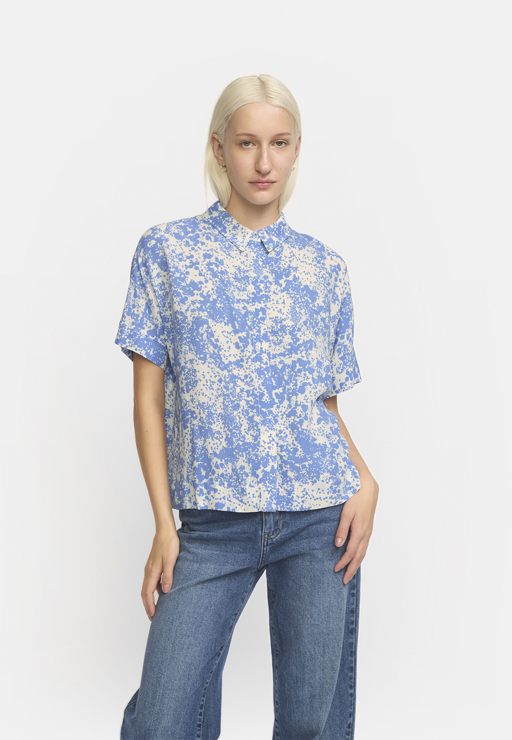 Sreleanor Freedom SS Printed Shirt