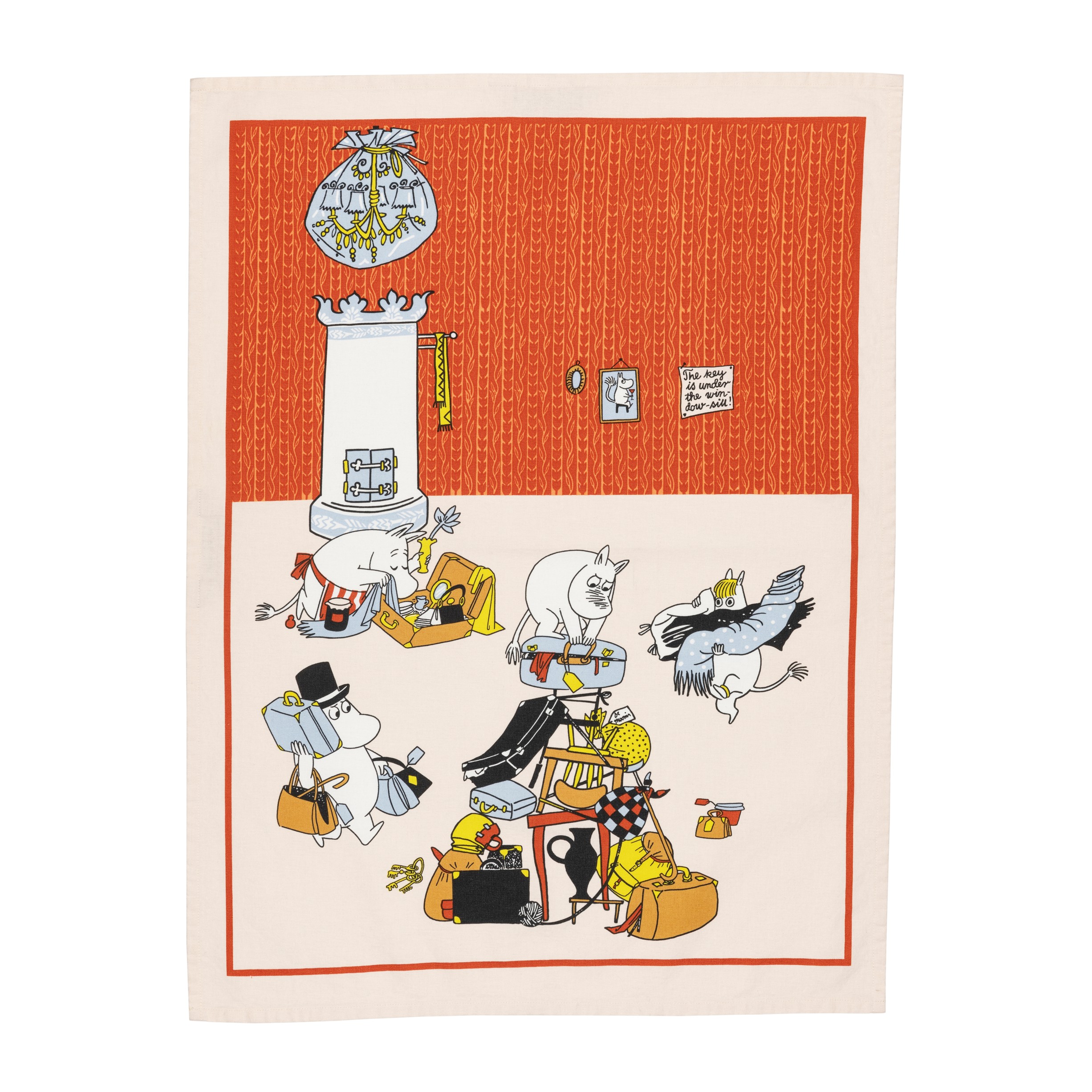 Moomin Arabia Viskestykke 50×70 Ferieklar Gots