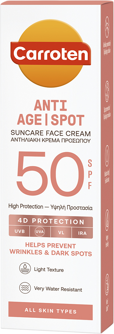Carroten Face Antispot Cream SPF 50 - DKK 159 - Spar 20%