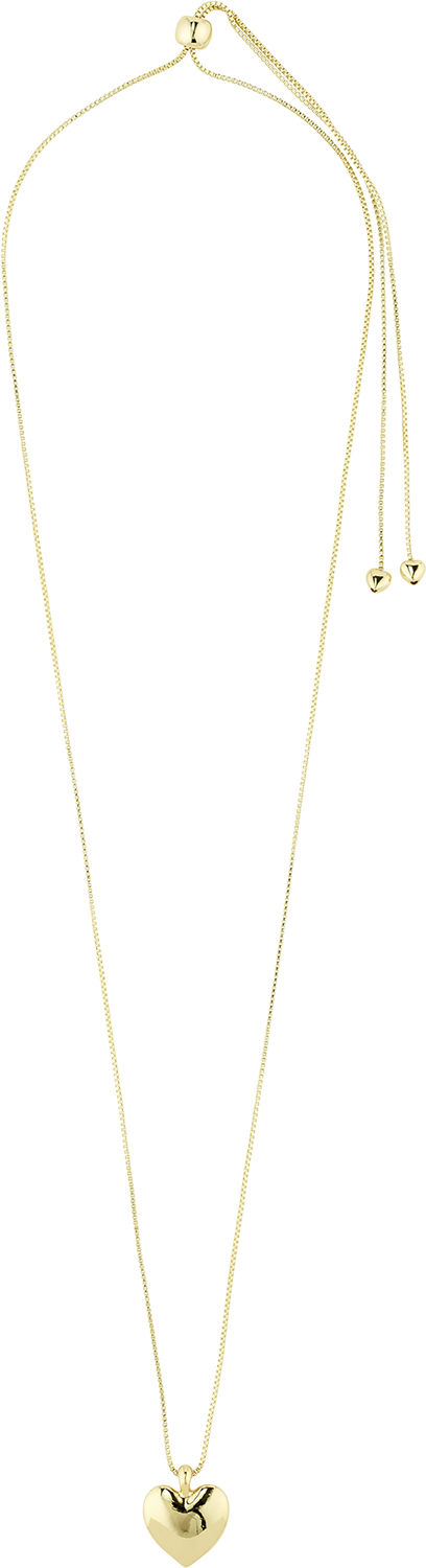 Sophia Recycled Heart Necklace Goldplated