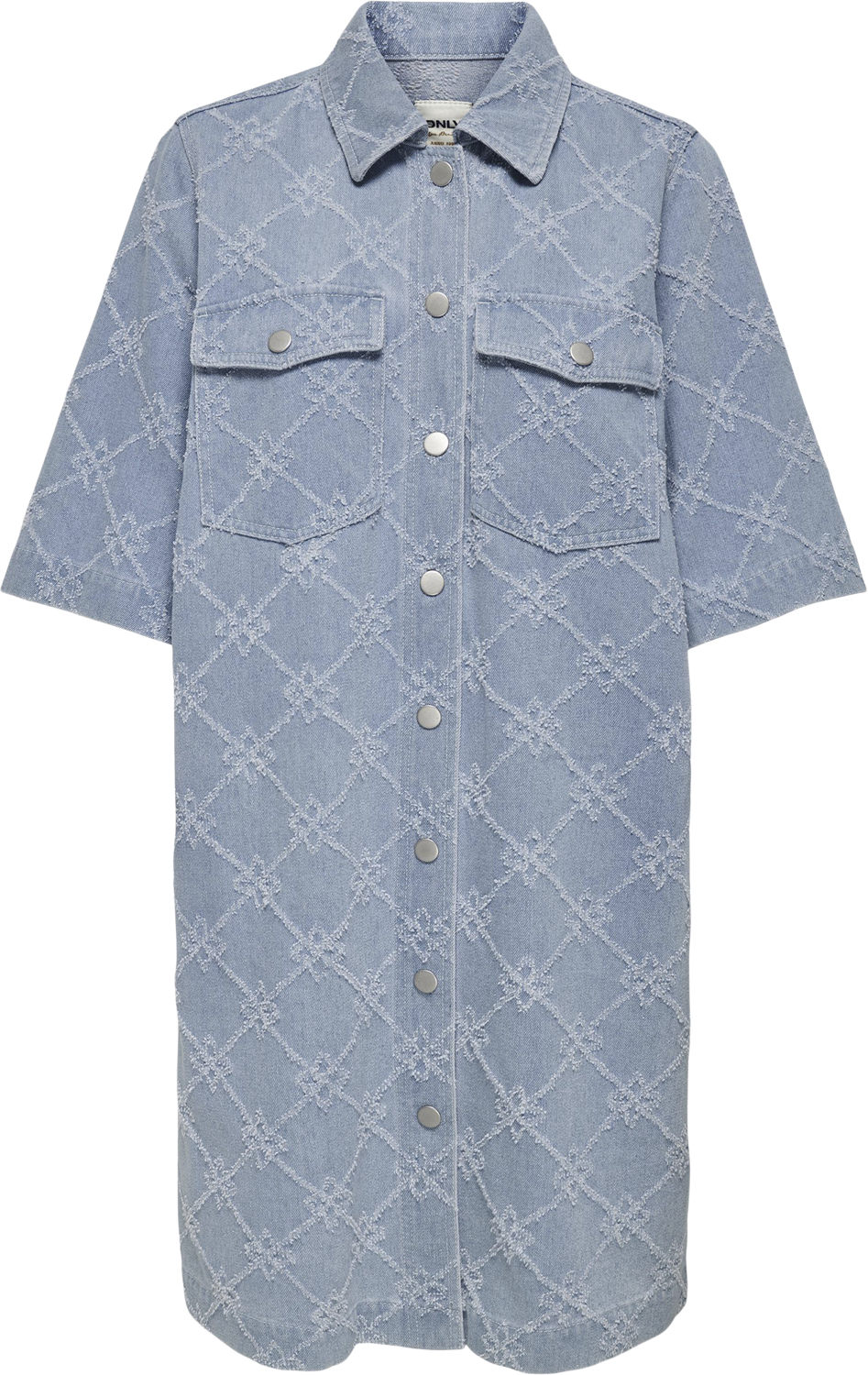 Onlbelle S/S Button Print Dress DNM