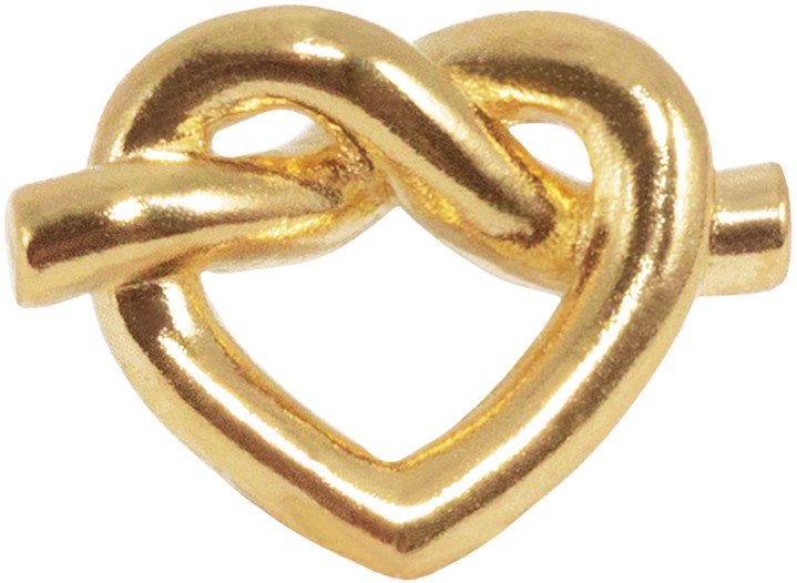 Tied Heart Stud