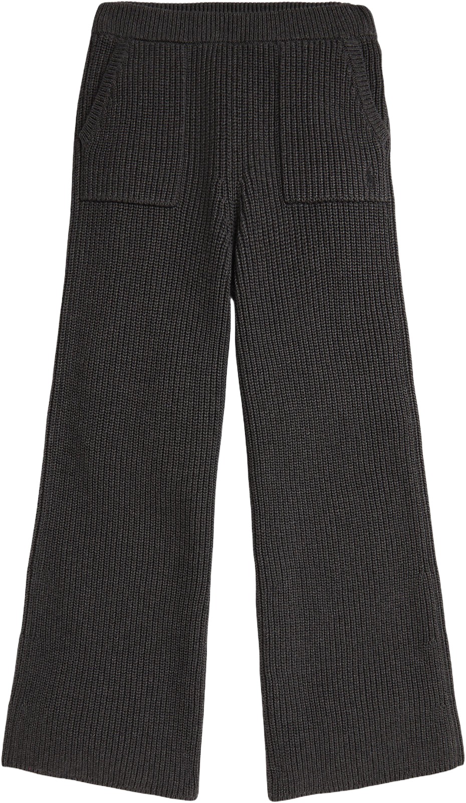 Cotton Wideleg Sweater Pant