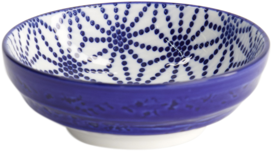 Nippon Blå fad 9,5x3cm Stjerne