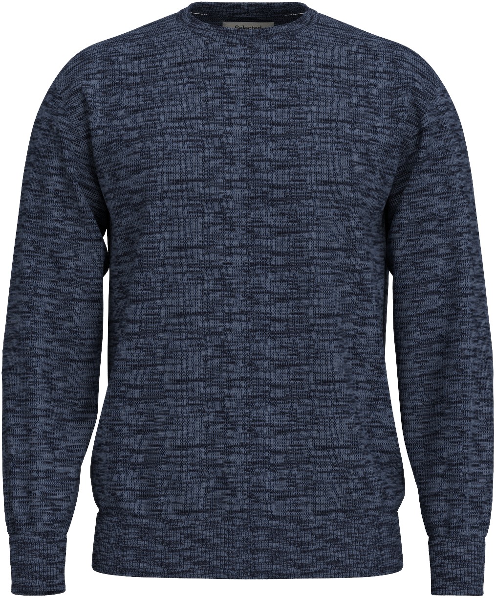 Slhdane LS Knit Structure Crew Neck - DKK 120 - Spar 69%