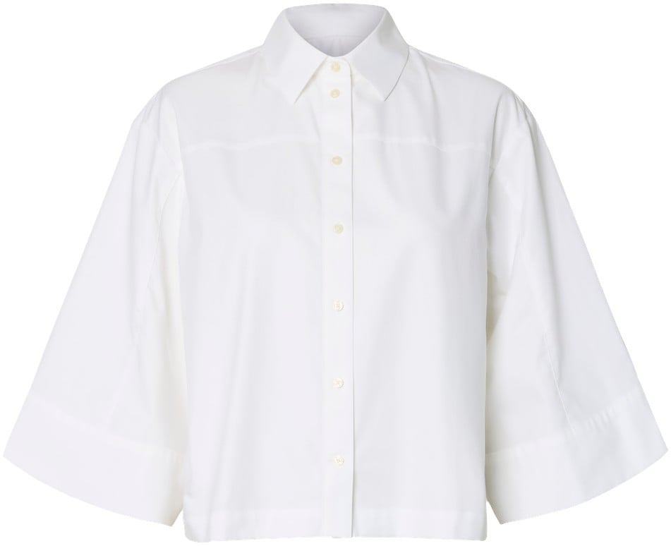 Slfester Relaxed 3/4 Cropped Shirt
