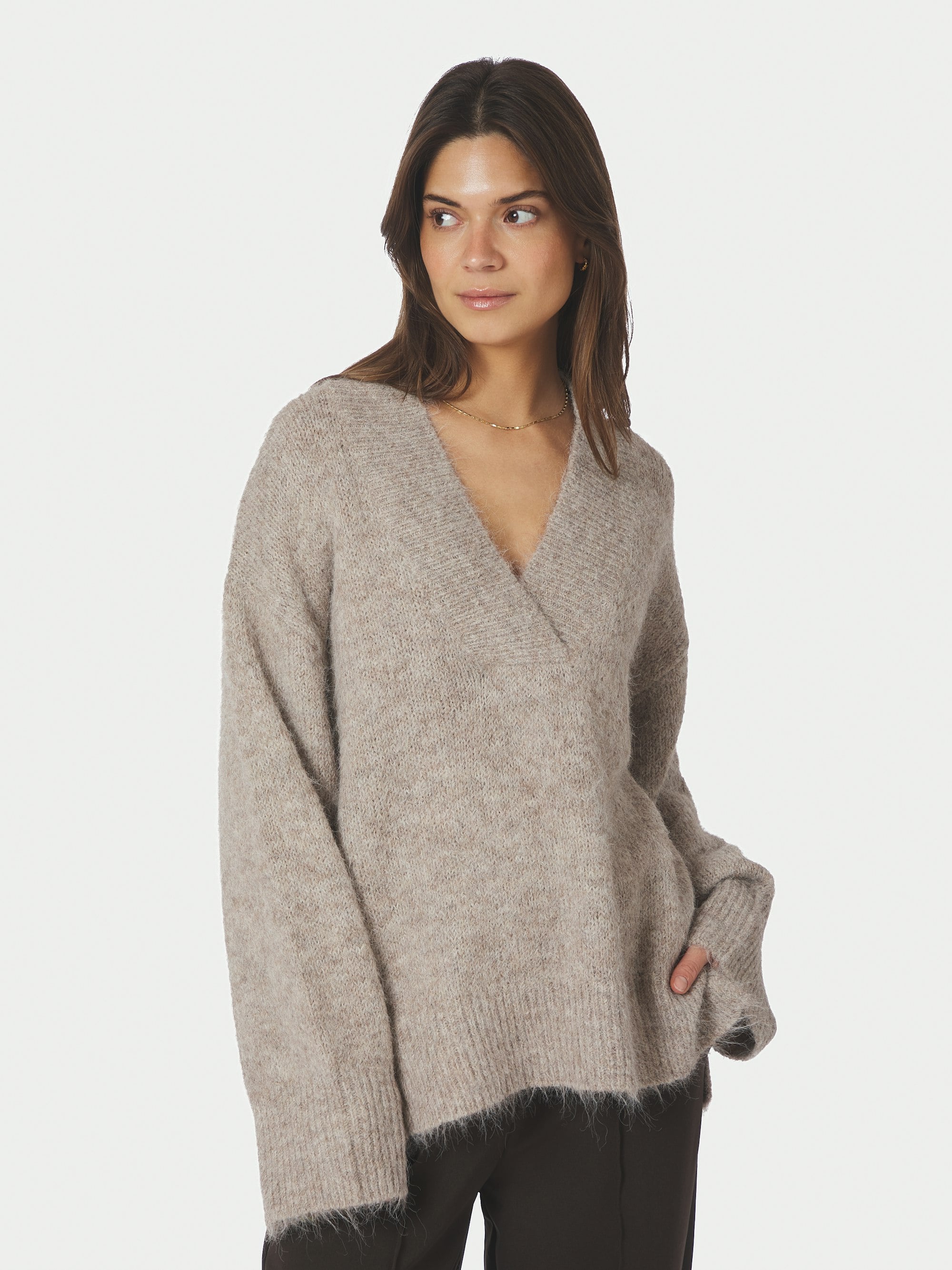 Melli Fluffy Knit Blouse