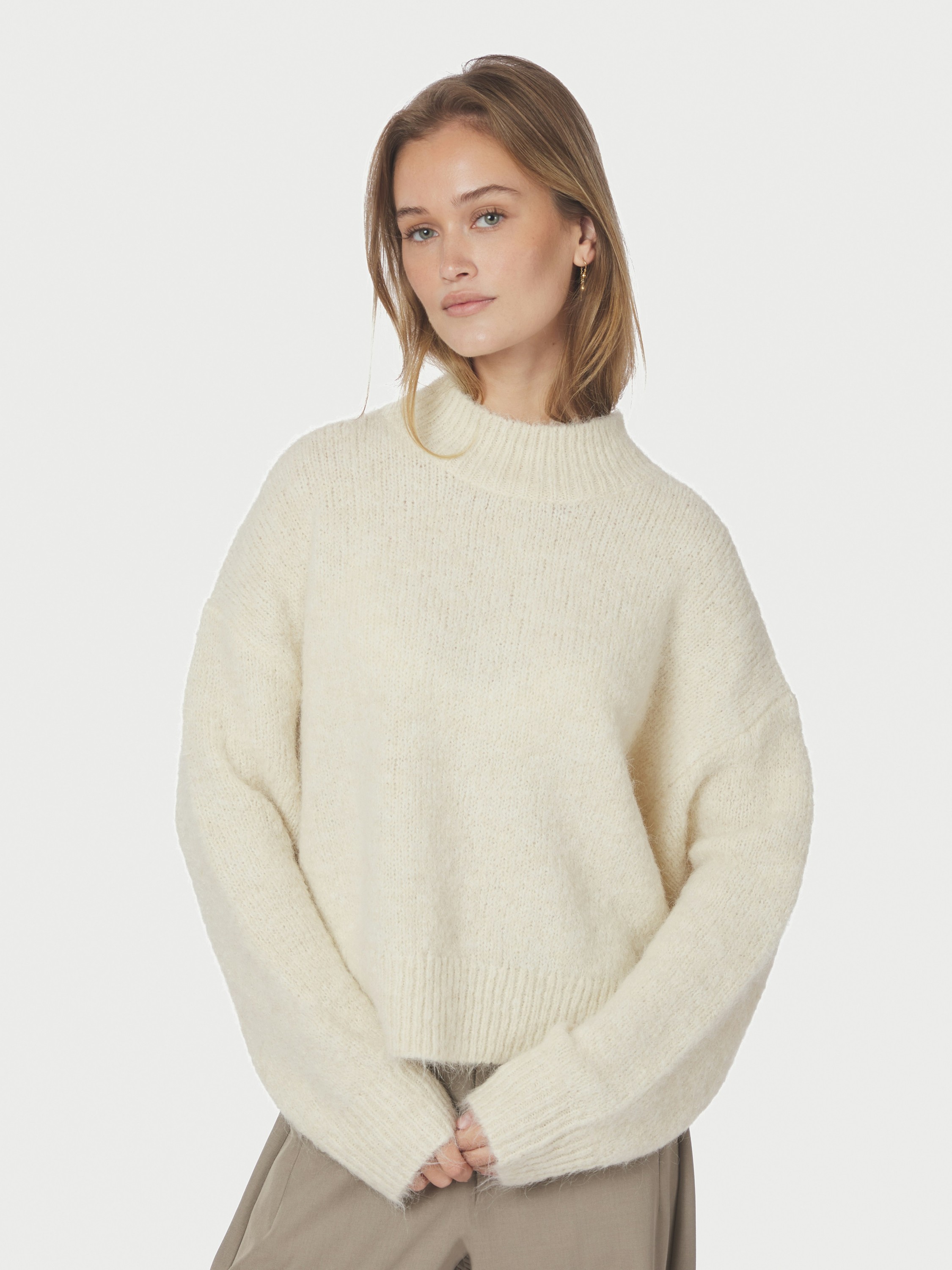 Paulina Fluffy Knit Blouse