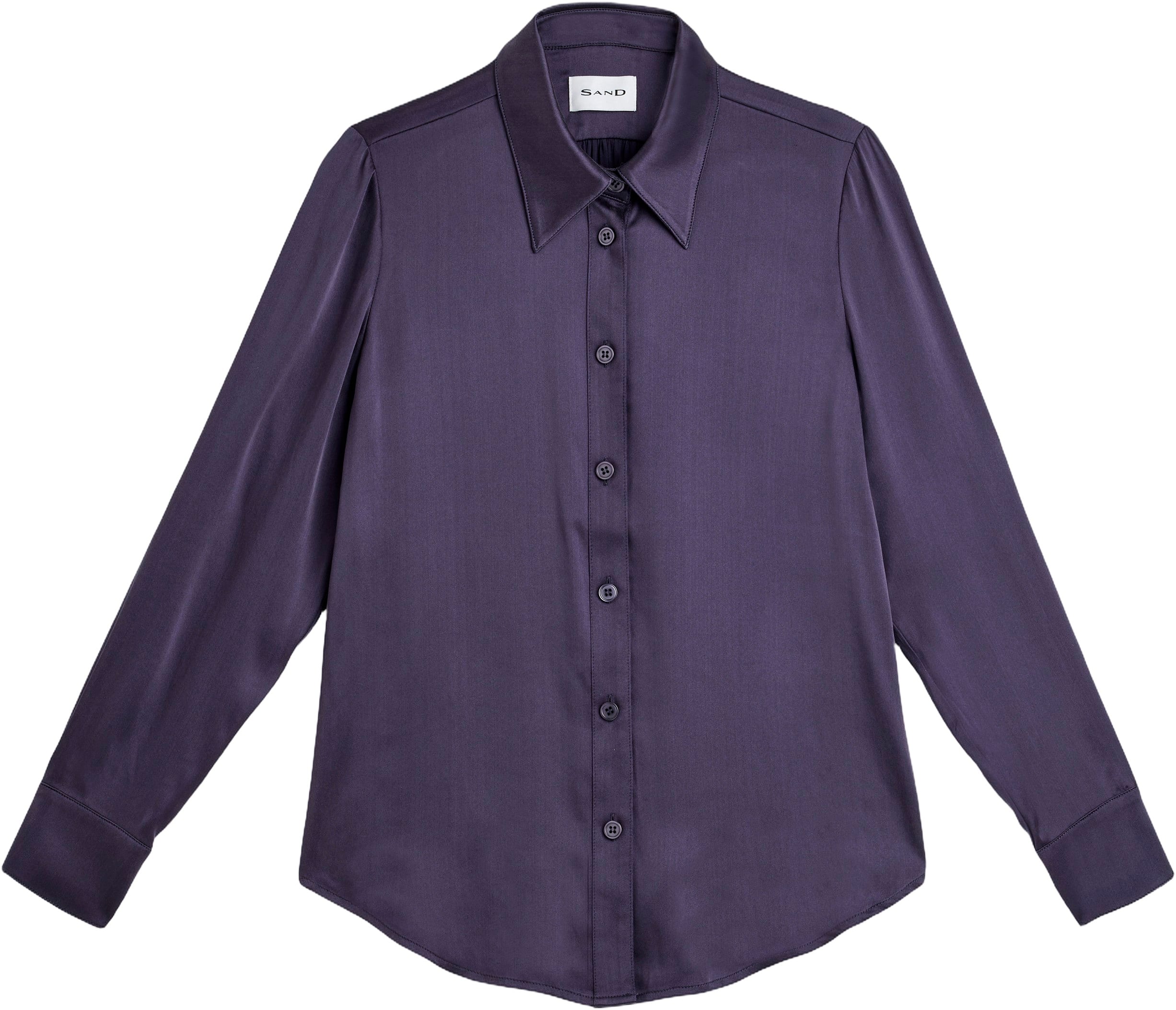 3176 Matt Silk Blend Shirt Latia N