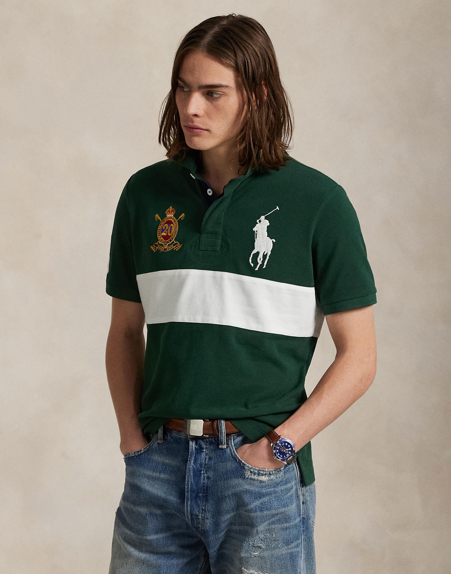 Custom Slim Fit 20th Anniversary Polo