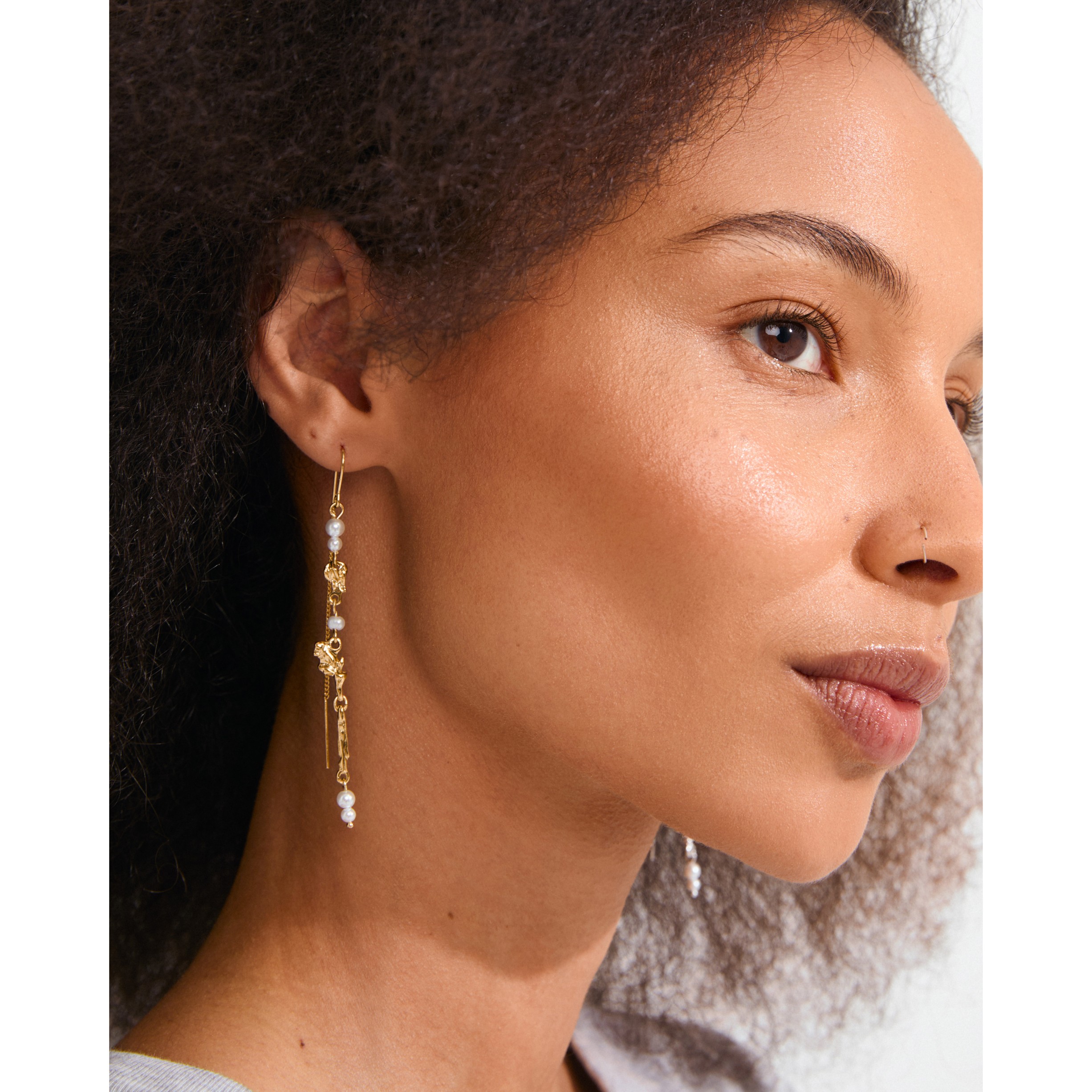 Sloan Chain Earrings Goldplated