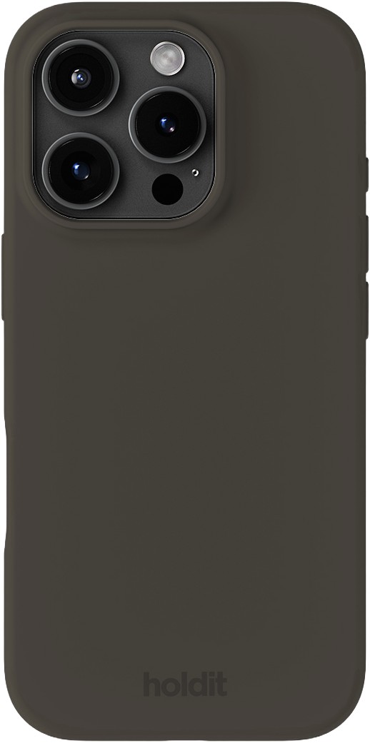Silicone Case Iphone 16 Pro Charcoal