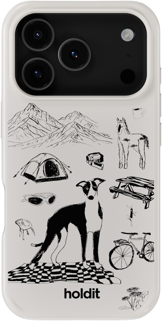 Graphic Print Case Magsafe Iphone 17 Pro Max Wool Gray