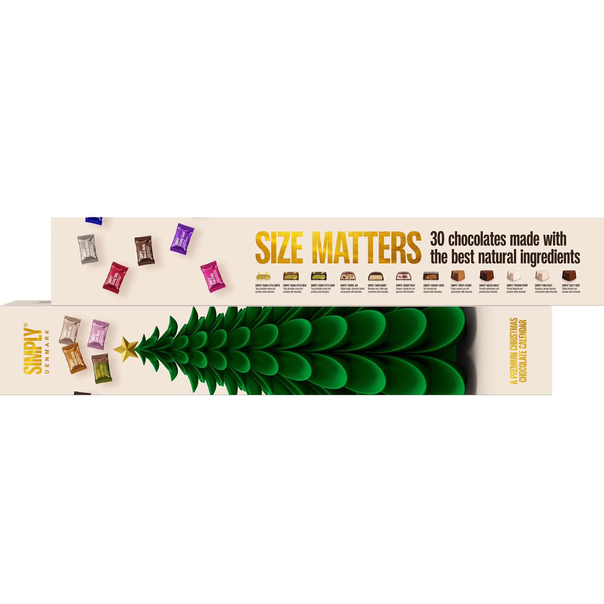 Simply® Chokoladejulekalender (300g)