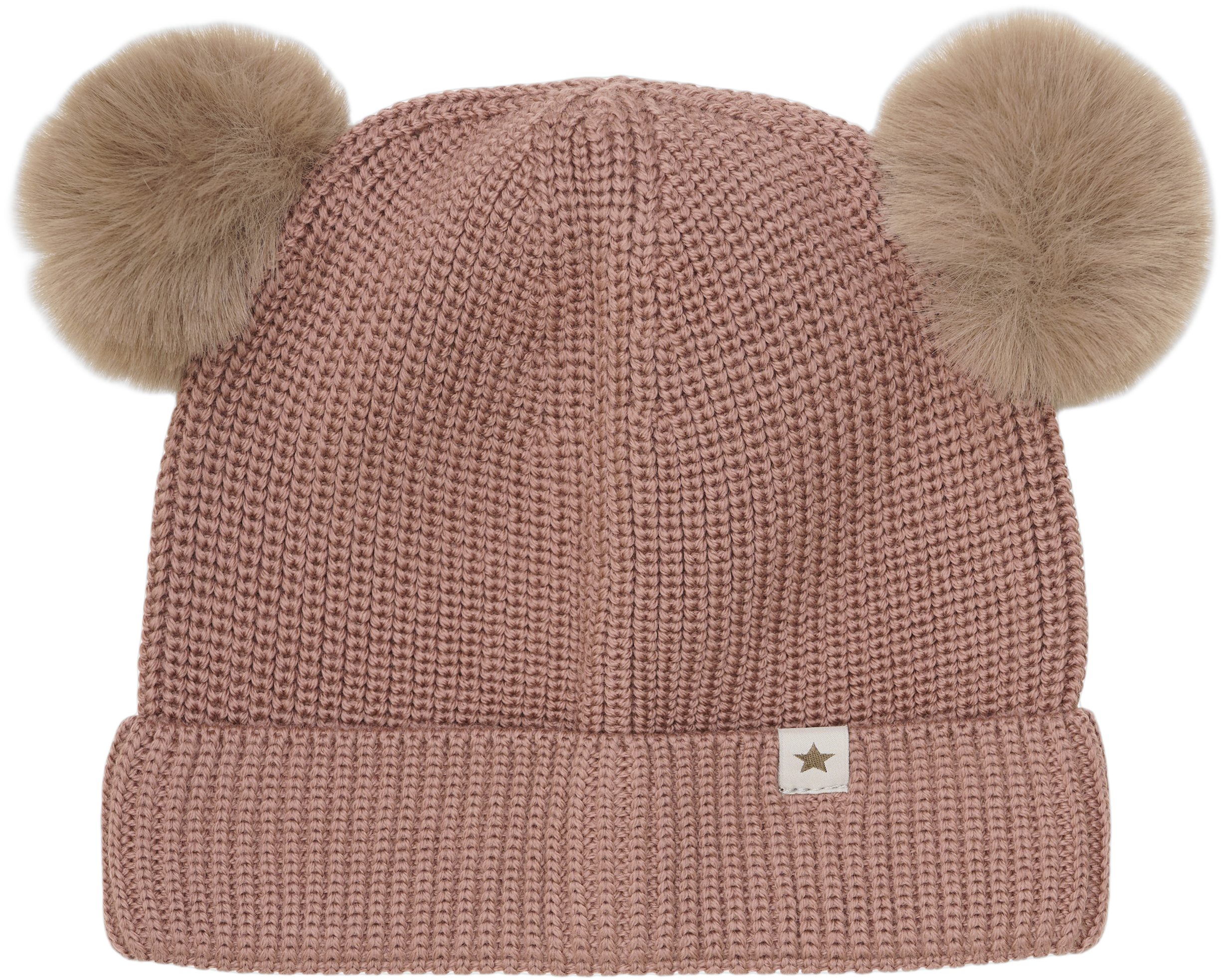 Beanie Wool Knit Pompoms - Køb til DKK 168 - Spar 40%