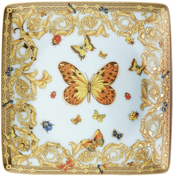 Bowl 12cm Sq. Flat Le Jardin De Versace Versace
