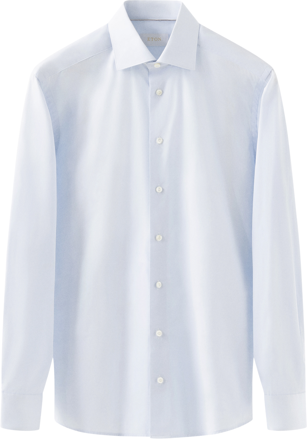 Contemporary Fit Light Blue Solid Elevated Twill Shirt