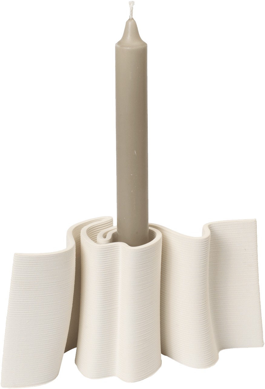 Dedali Candle Holder Off-white