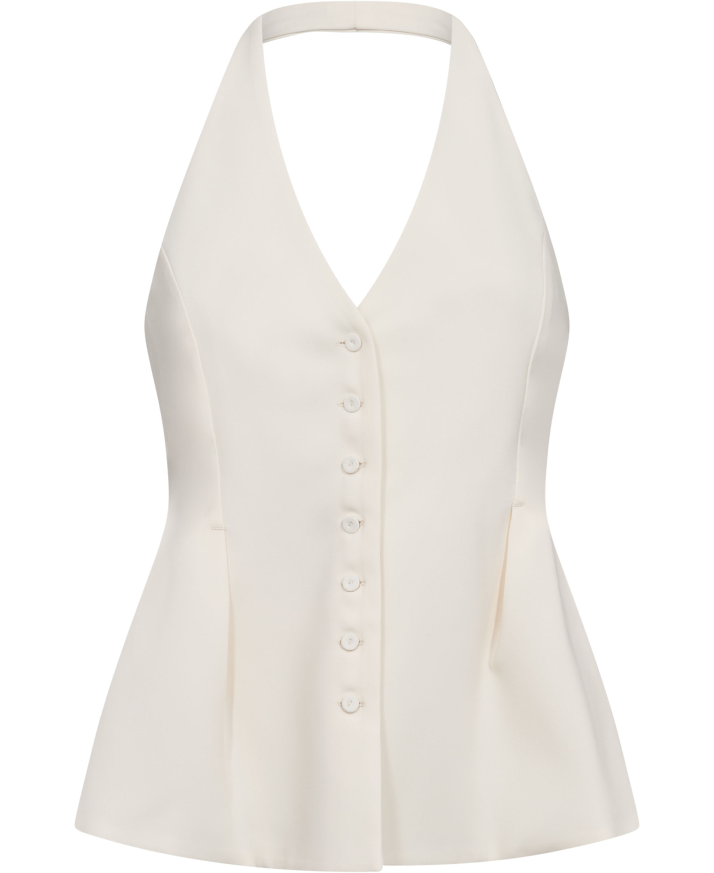 Peplum top With Halter Neck