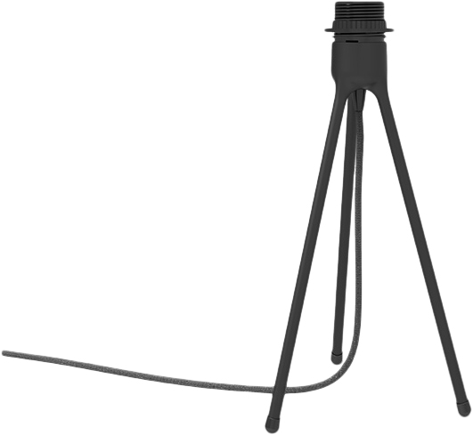 Table Tripod Matt Black H 36 cm