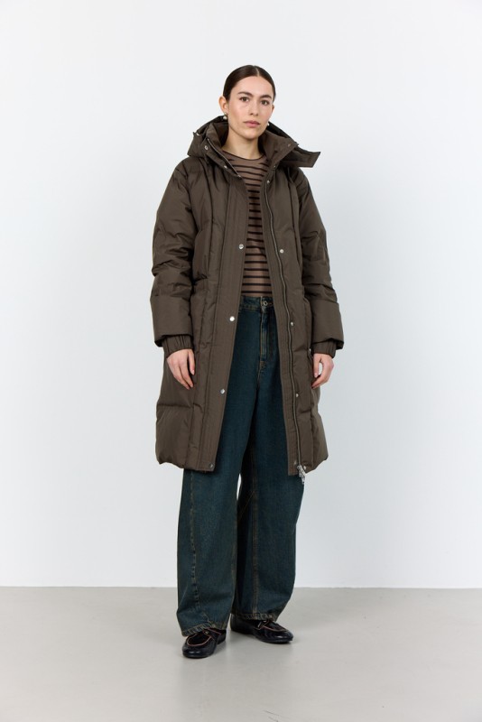 Lrmona 6 Jakke Mørk Brun