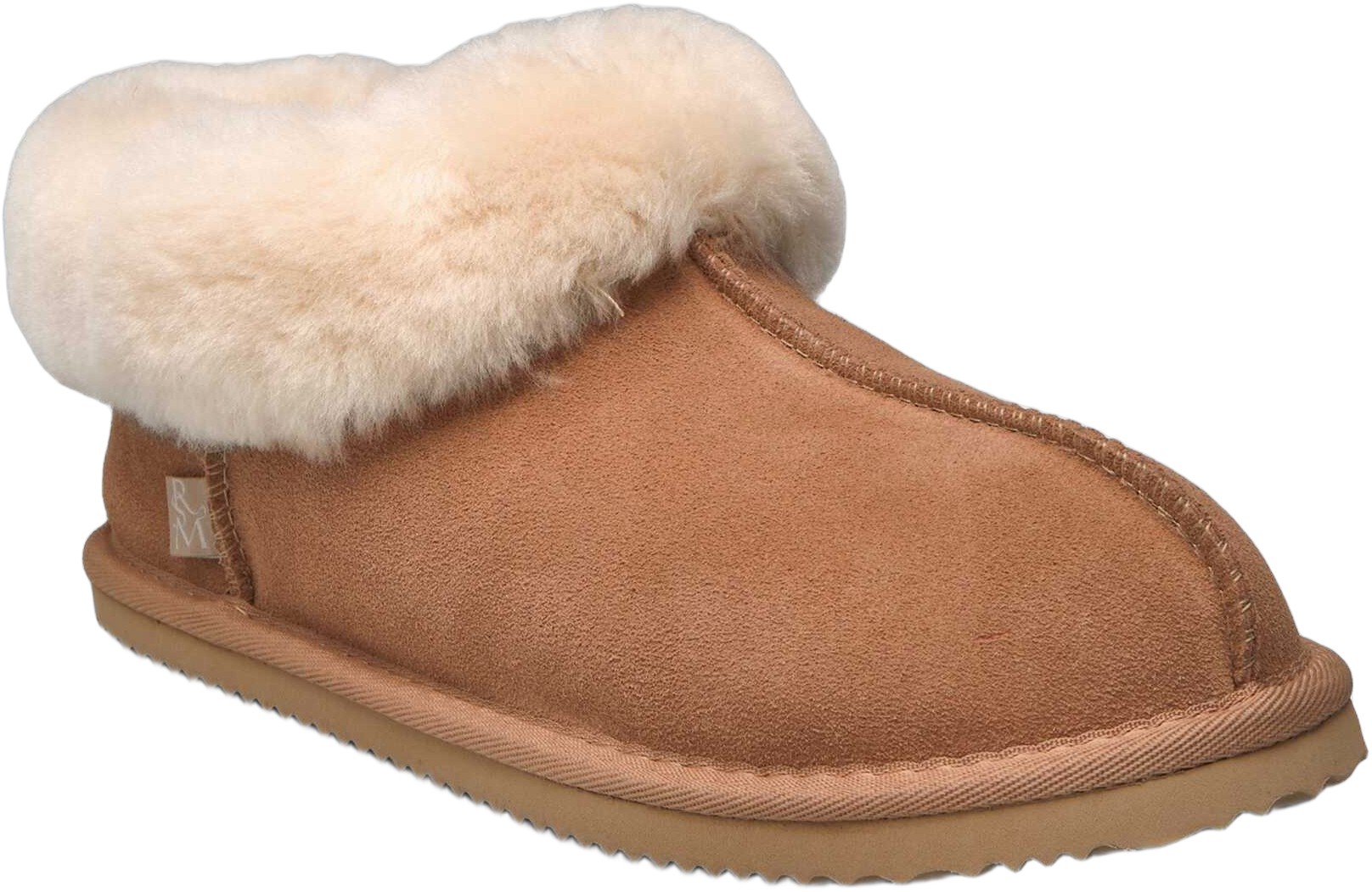 Rhevelyn Leather Closed Ankle Slipper