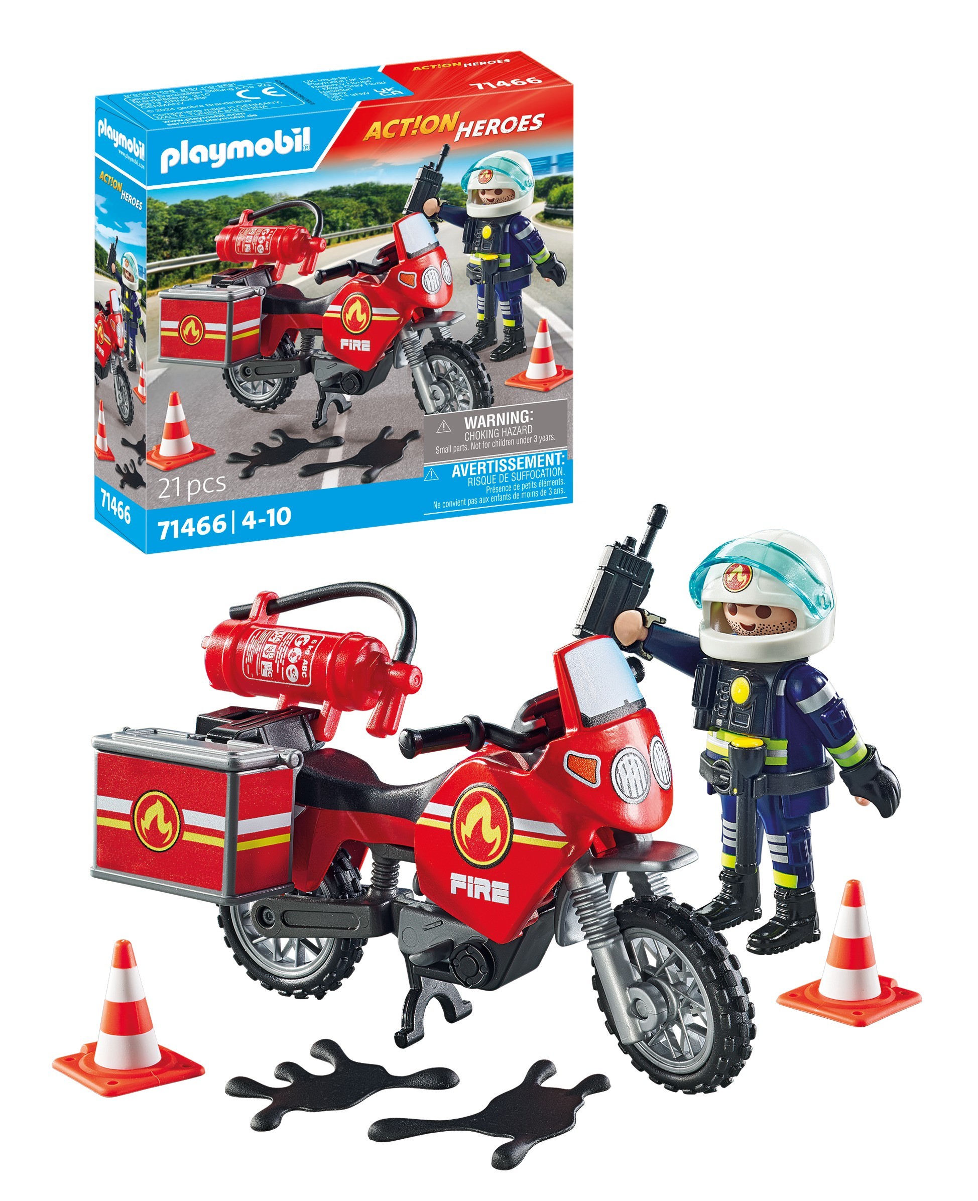 Playmobil Fire Motorcycle