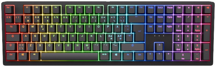 Ducky Zero 6108 Classic TrÃ¥dløs – MX Brown Tastatur