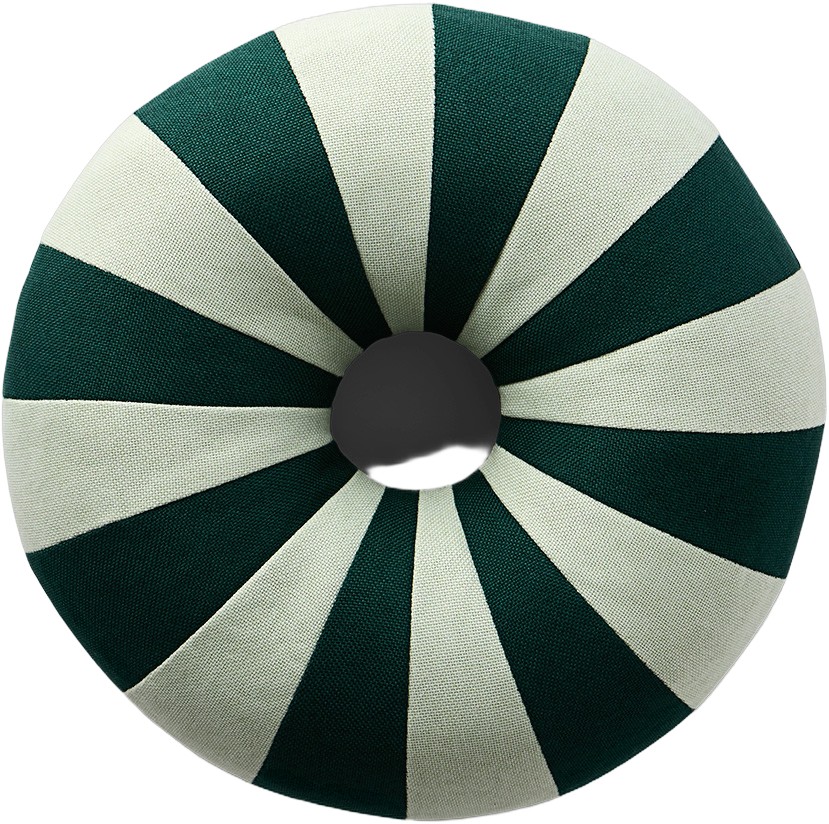Float Pillow, Mint/dark Green
