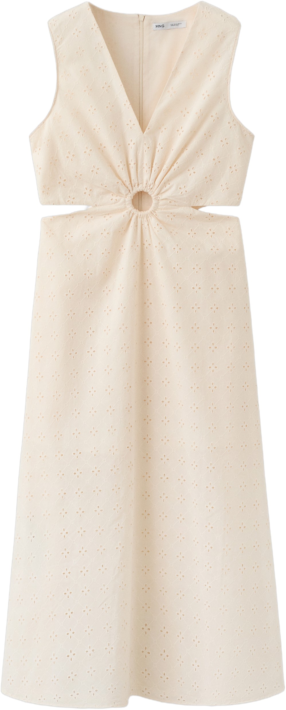 Broderie Anglaise Cotton Cutout dr