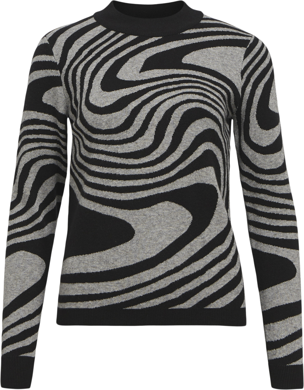 Objray L/S Knit Pullover AOP Noos