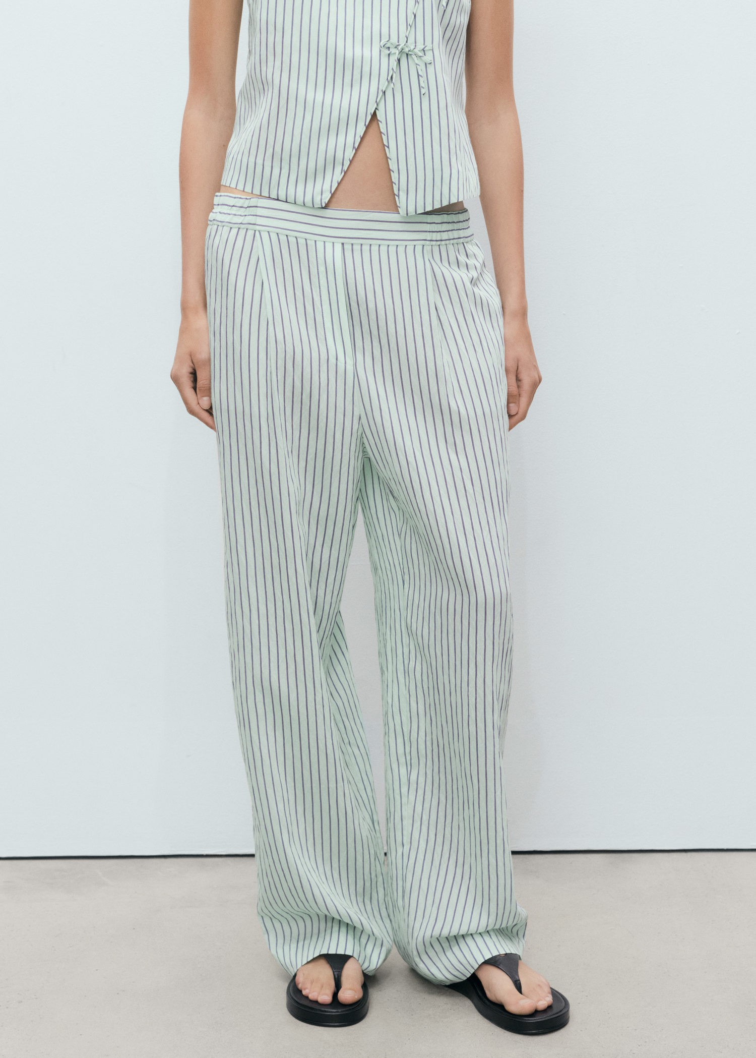 Lowrise Striped Pants