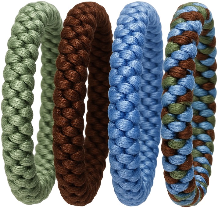 4pack Basic Essentials Elastics