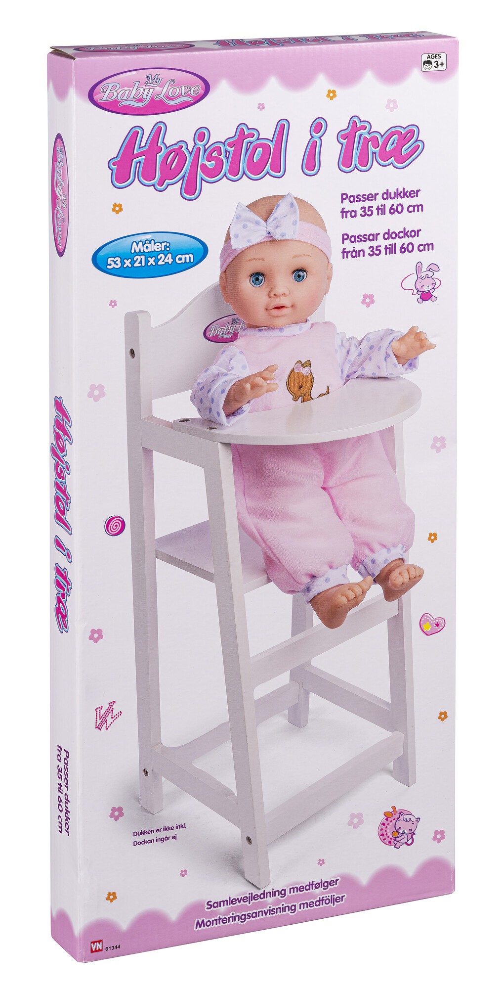 MY Baby TrÃ¦hÃ¸jstol 53chÃ¸j