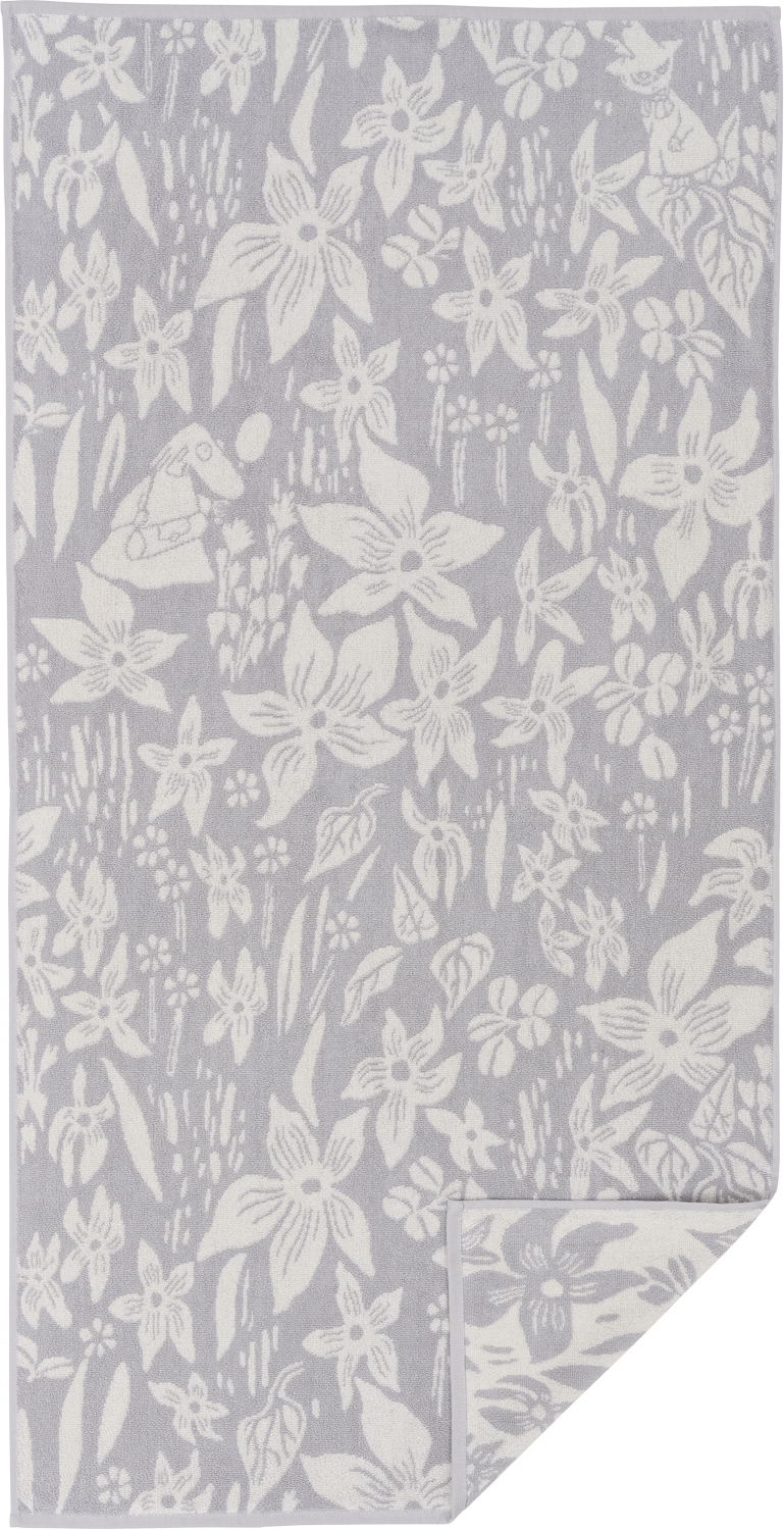 Mumi Badehåndklæde 70×140 Lilje grå