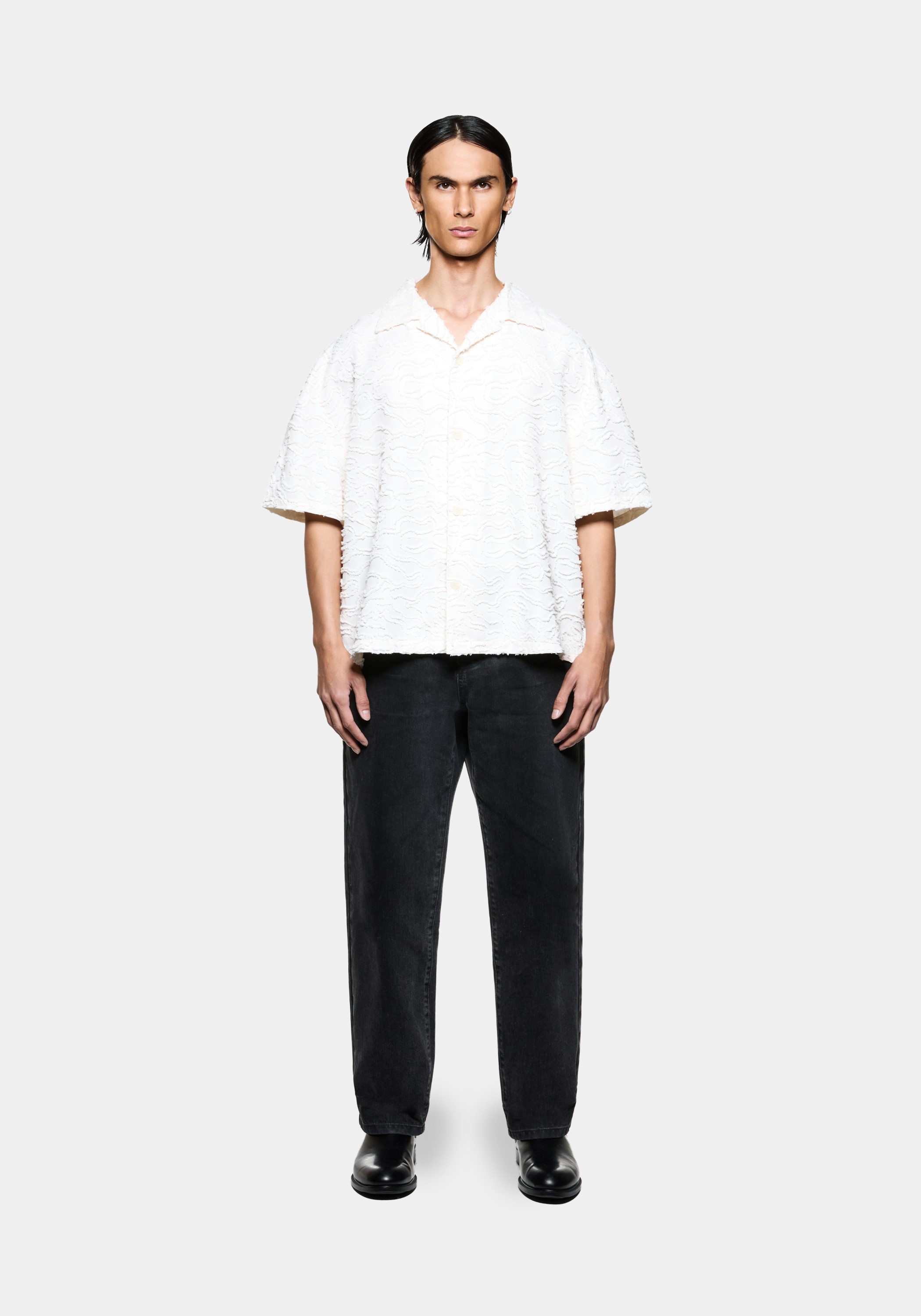 Jacquard Fringe Vacation Shirt - DKK 490 - Spar 30%