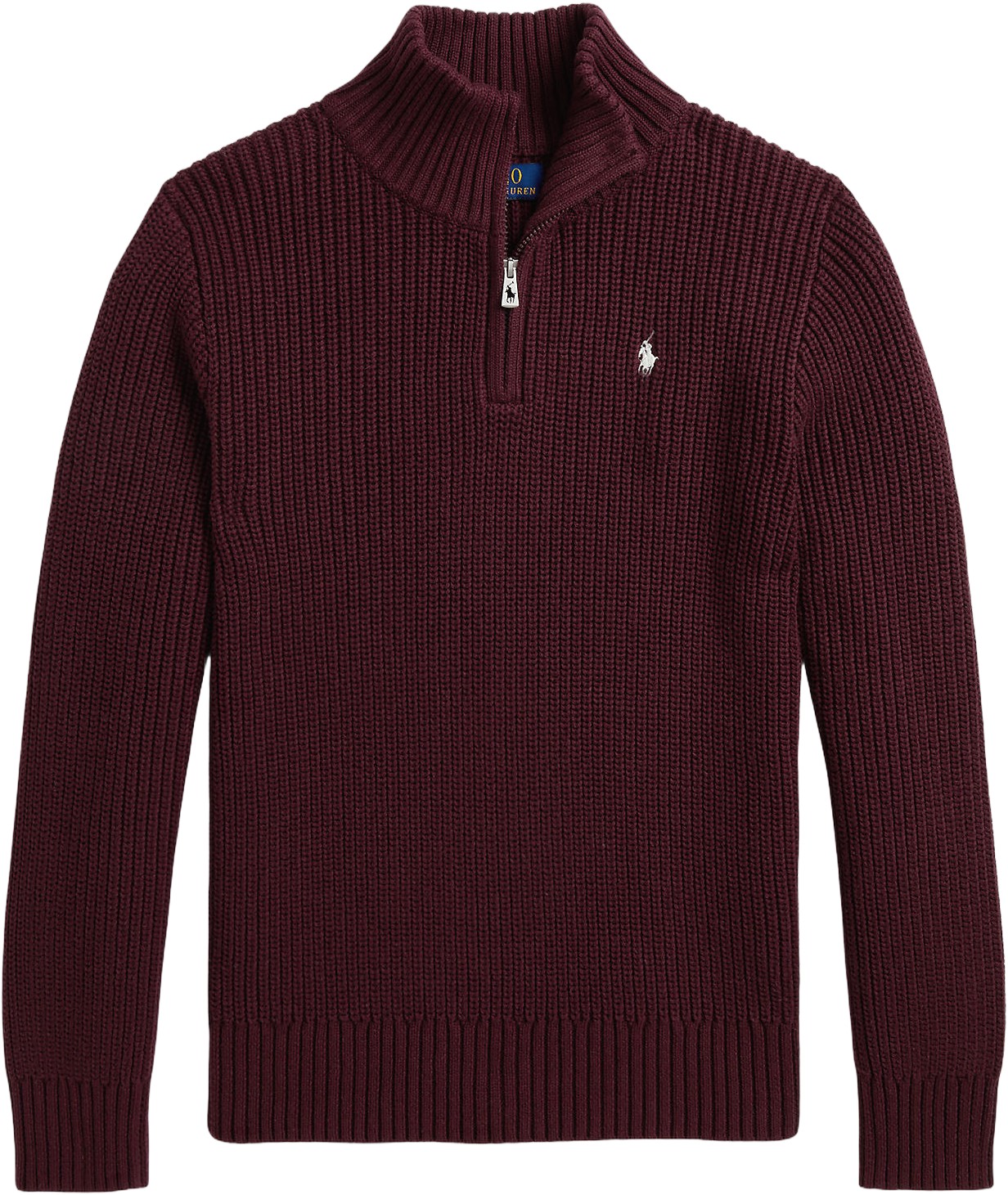 Cotton Quarterzip Sweater
