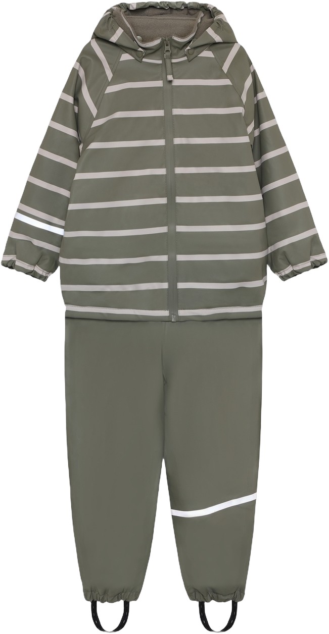 Rainwear Set AOP, w. Fleece
