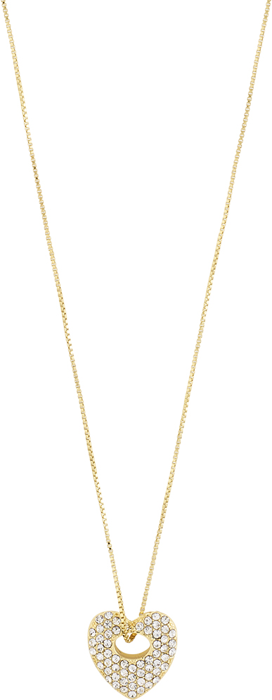Dune Heart Necklace Goldplated