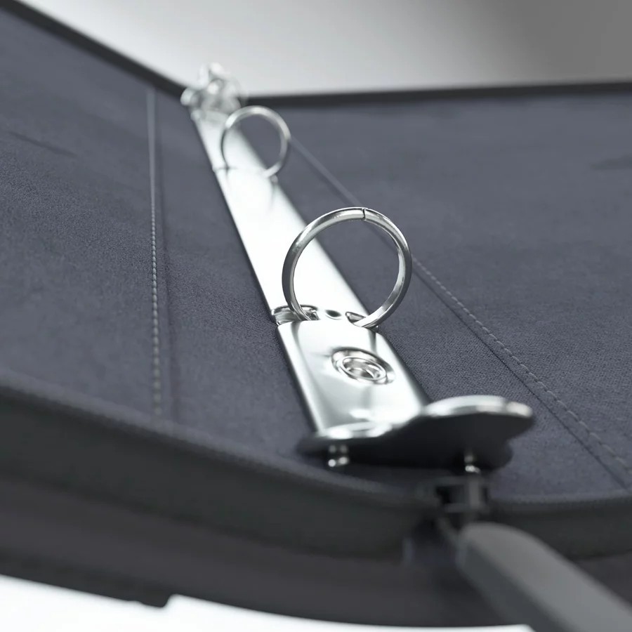 Zipup Ringbinder Slim Bl